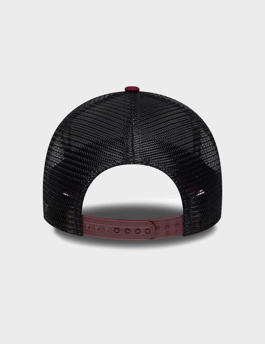 New era Patch Trucker gorra granate para hombre y mujer