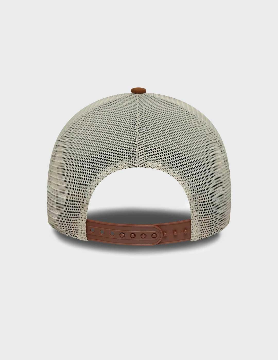 New era Oval Patch Suede gorra marrón para hombre y mujer