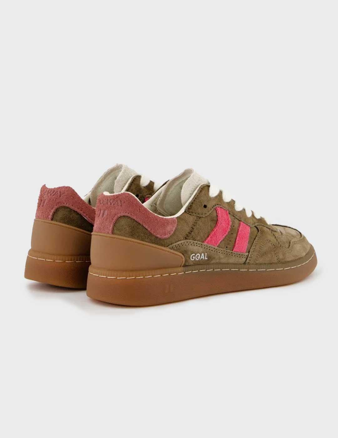 Coolway Goal zapatilla marrón para mujer