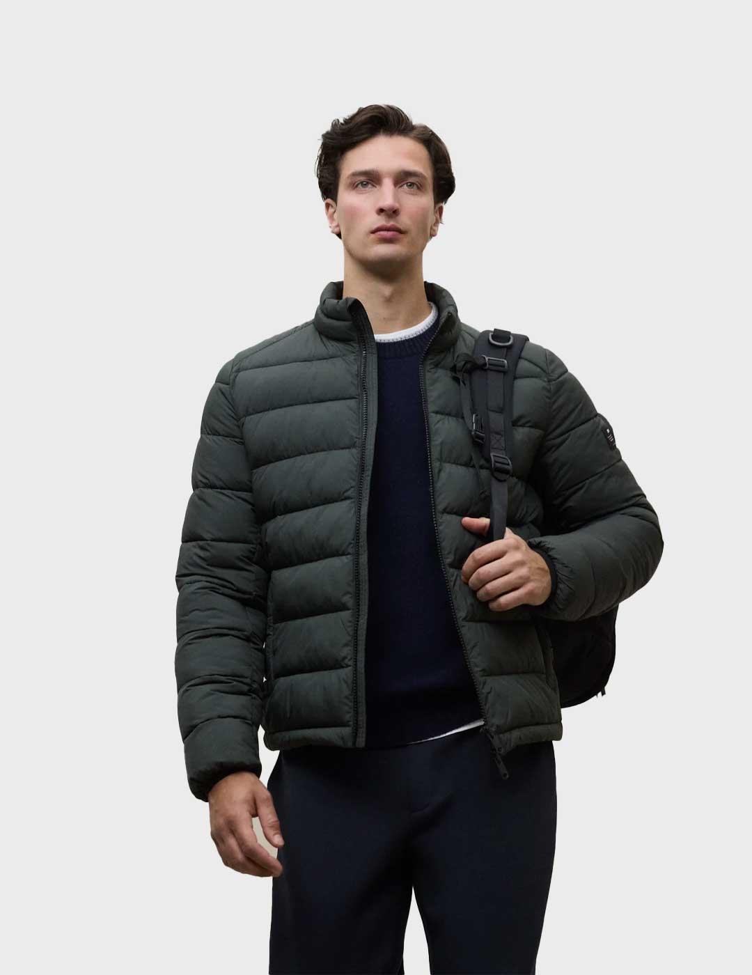 Ecoalf Beret chaqueta verde para hombre