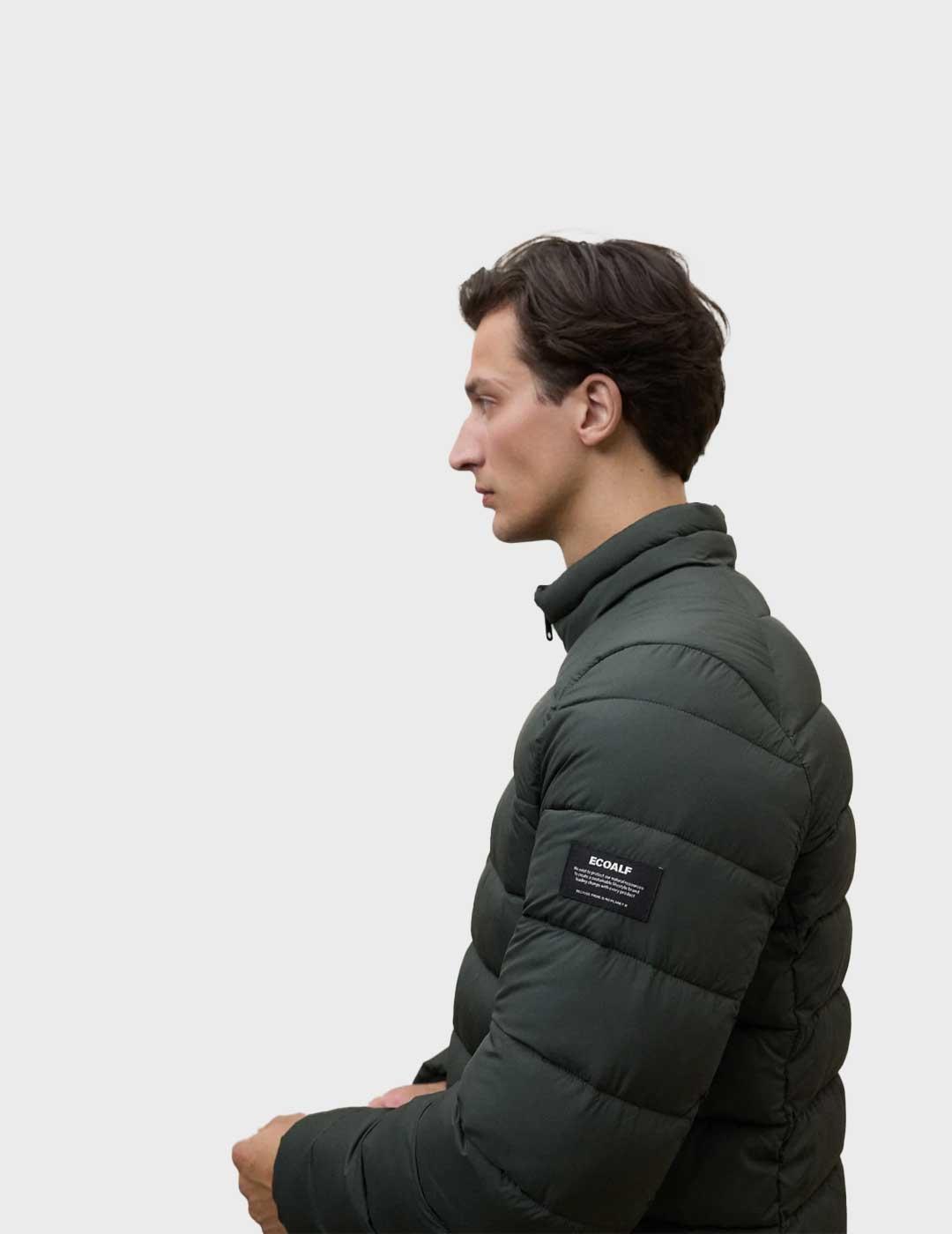 Ecoalf Beret chaqueta verde para hombre