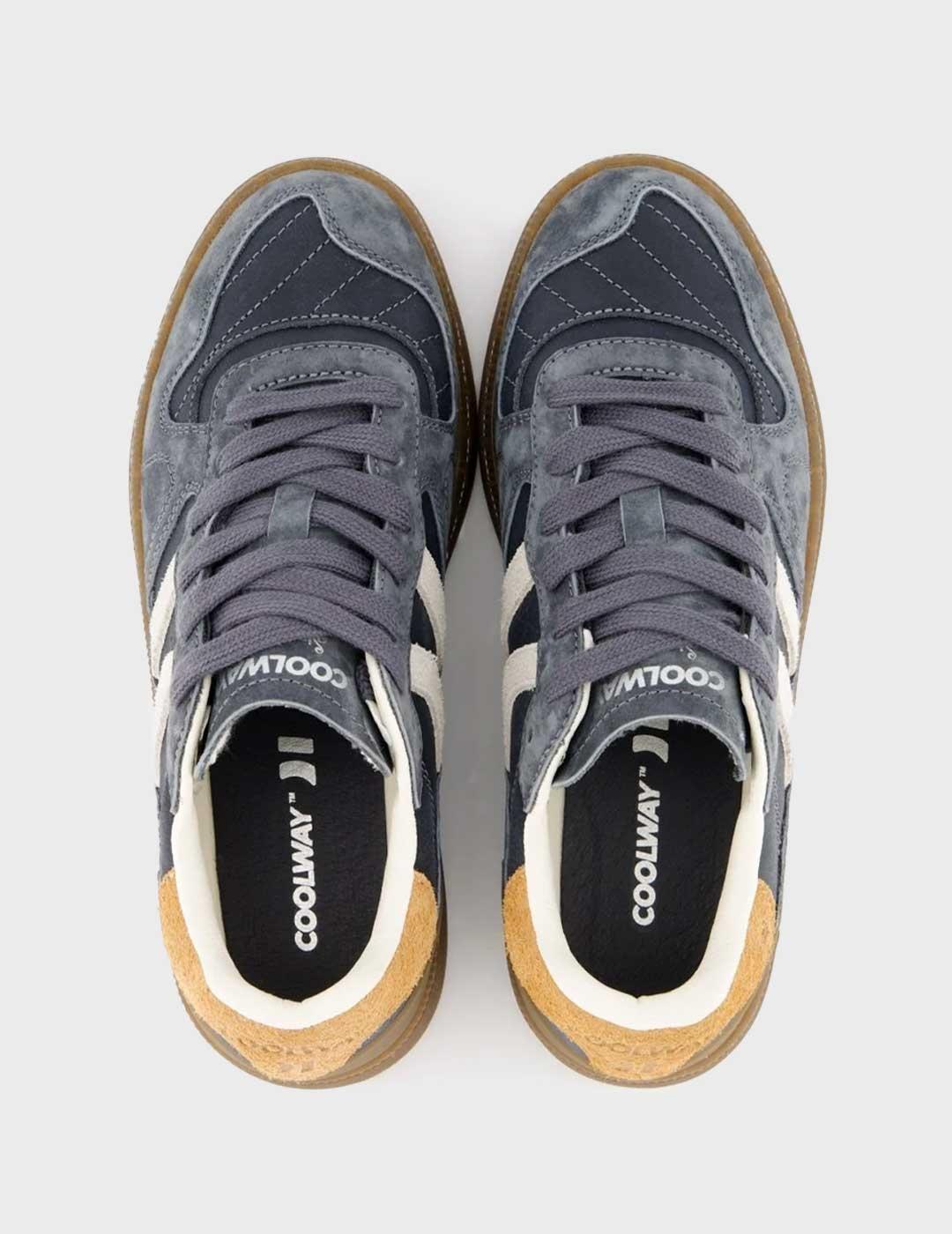 Coolway Goal zapatilla gris azulado para hombre