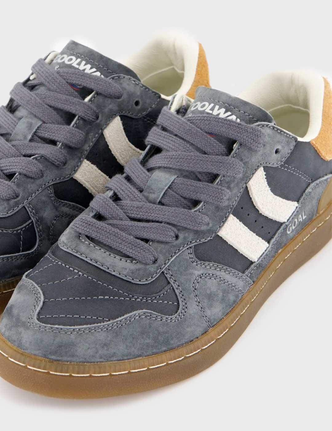 Coolway Goal zapatilla gris azulado para hombre
