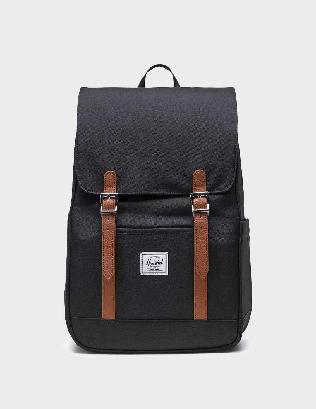 Herschel Retreat mochila negra para hombre y mujer