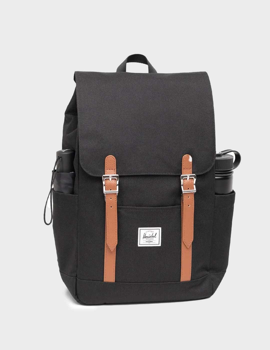 Herschel Retreat mochila negra para hombre y mujer