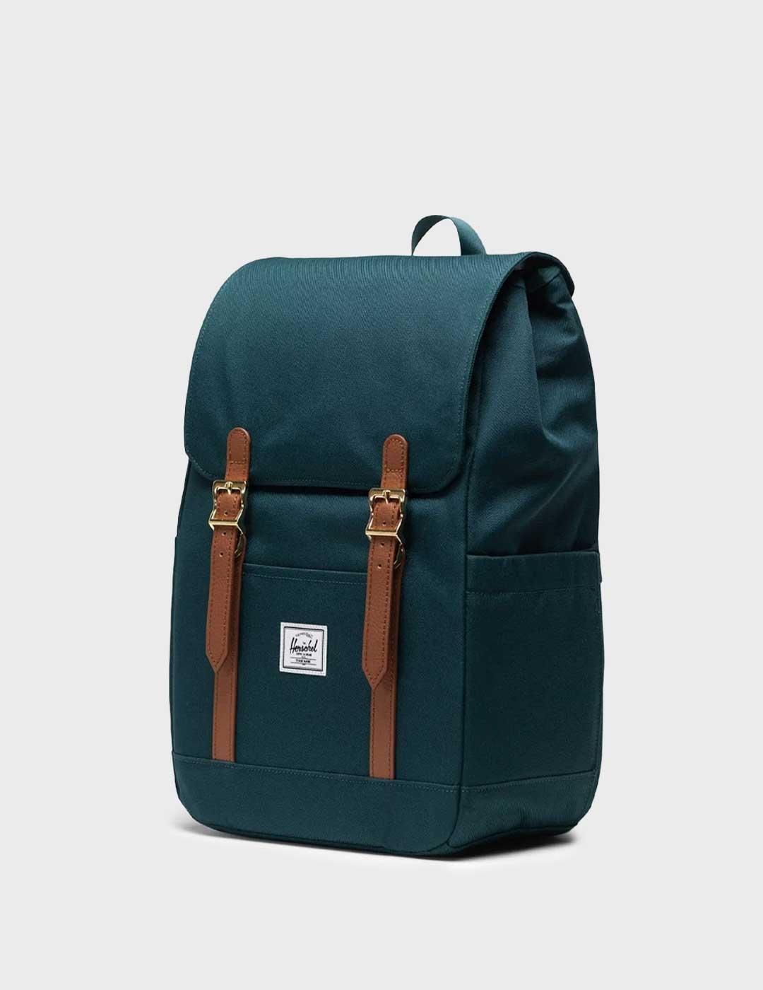 Herschel Retreat mochila verde para hombre y mujer