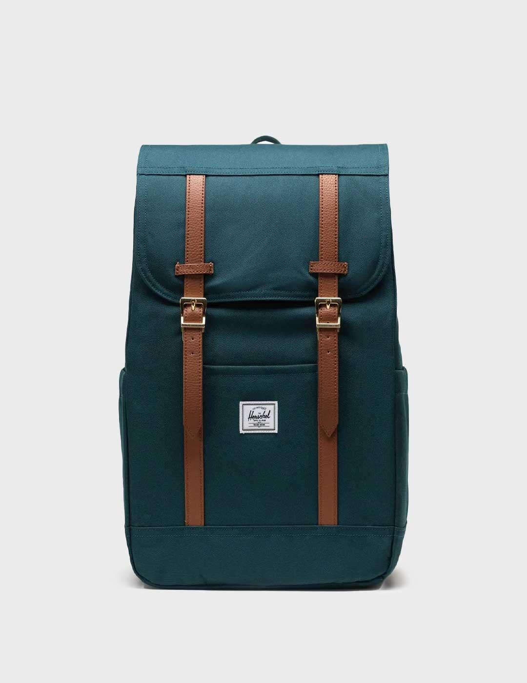 Herschel Retreat mochila verde para hombre y mujer