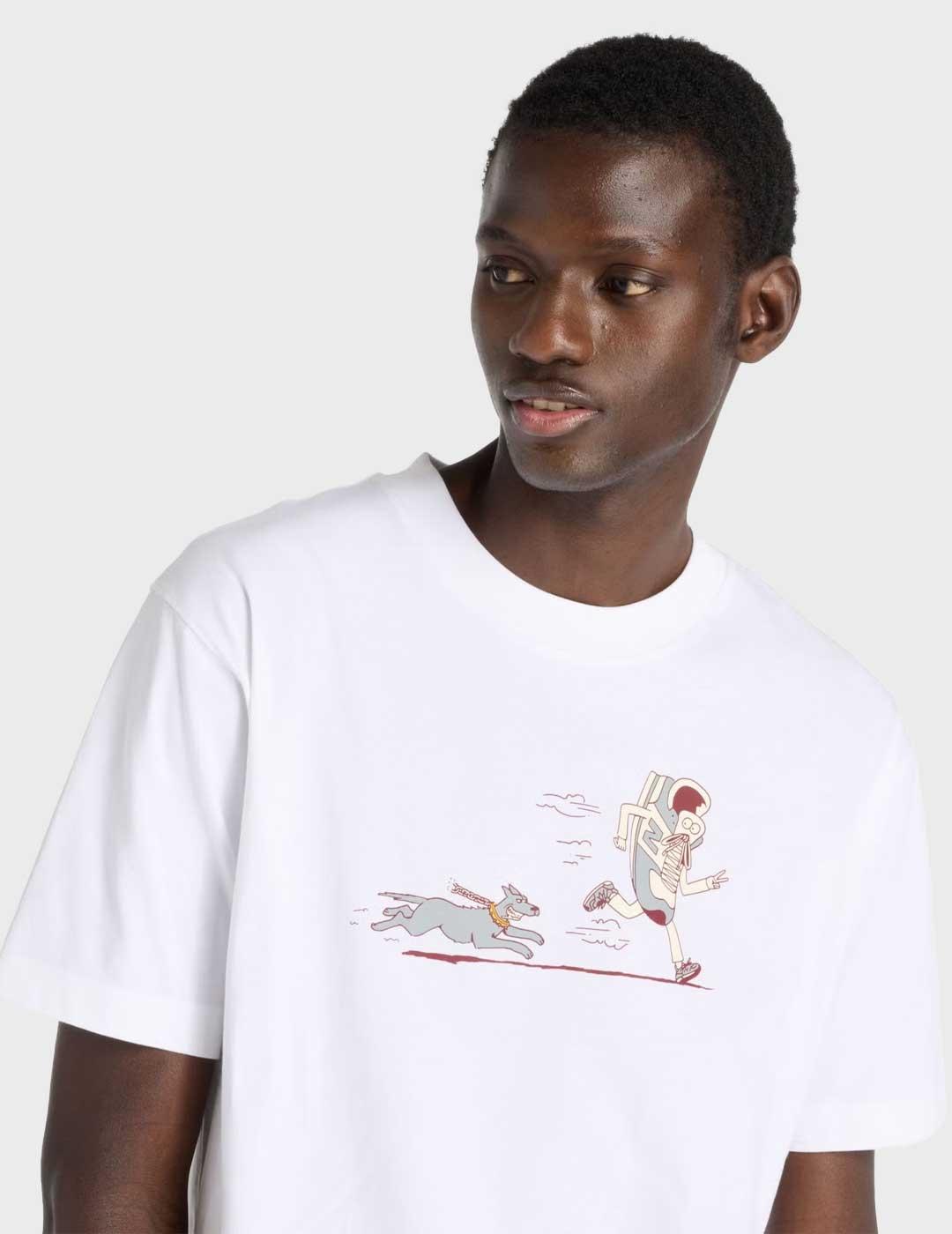 New Balance Newbie Chase camiseta blanca para hombre