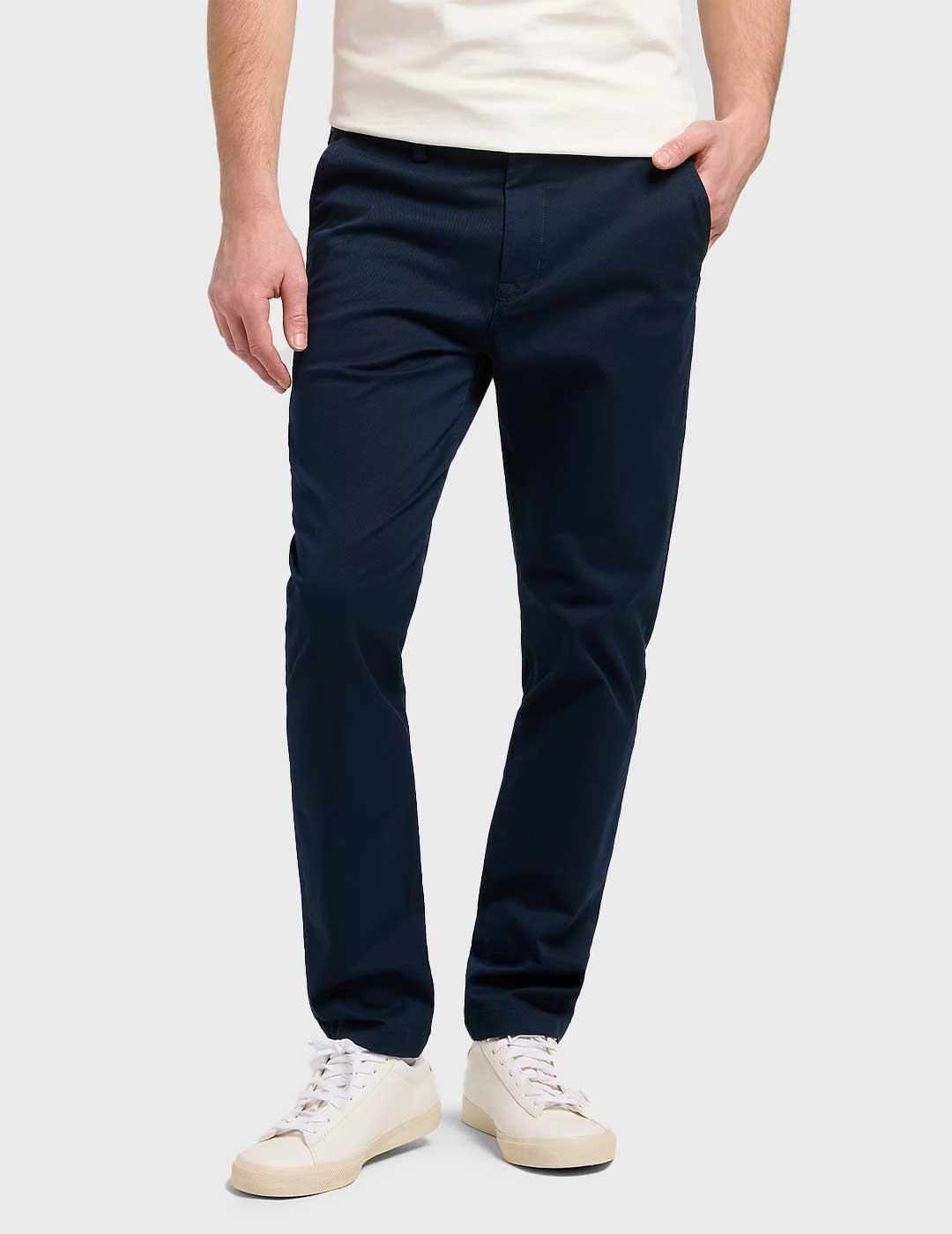 Lee Slim pantalón chino azul marino para hombre