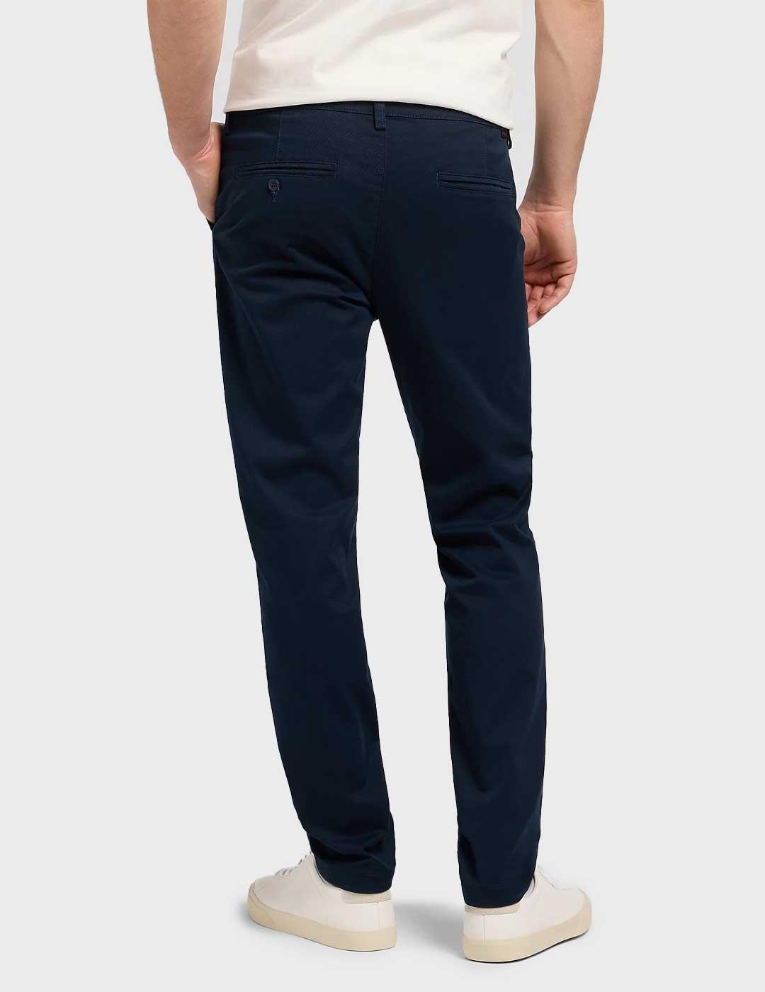 Lee Slim pantalón chino azul marino para hombre