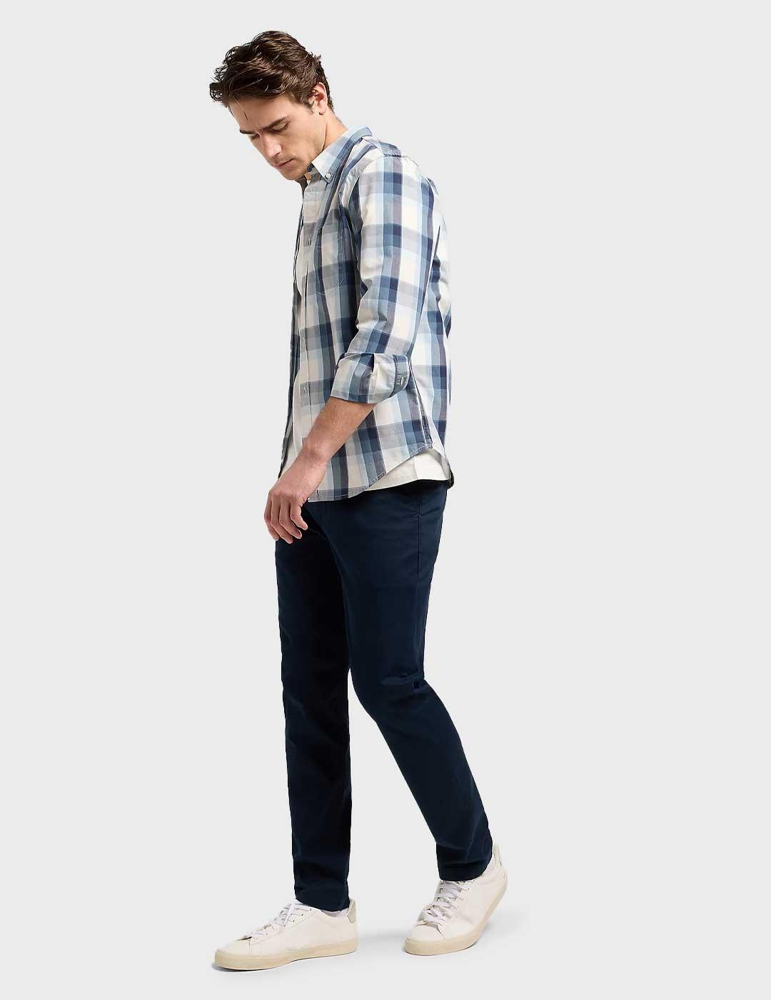 Lee Slim pantalón chino azul marino para hombre