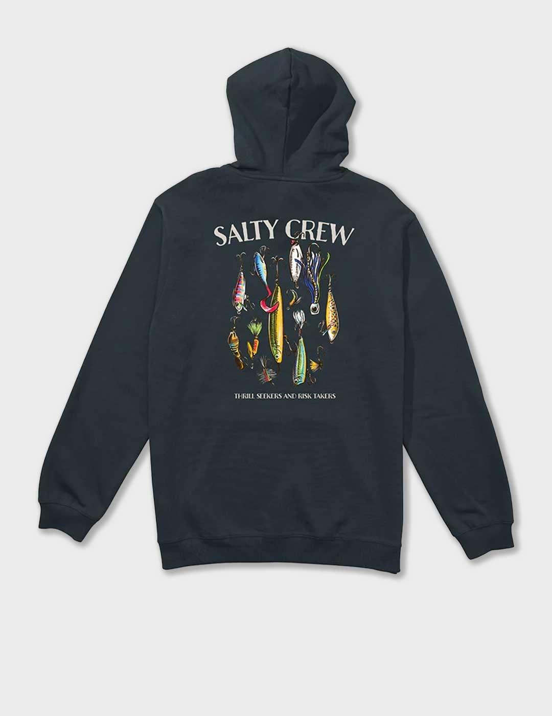 Salty Crew Lure Gear sudadera azul marino para hombre