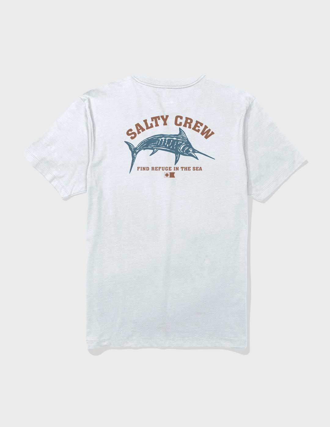 Salty Crew Bill Fishing camiseta blanca para hombre