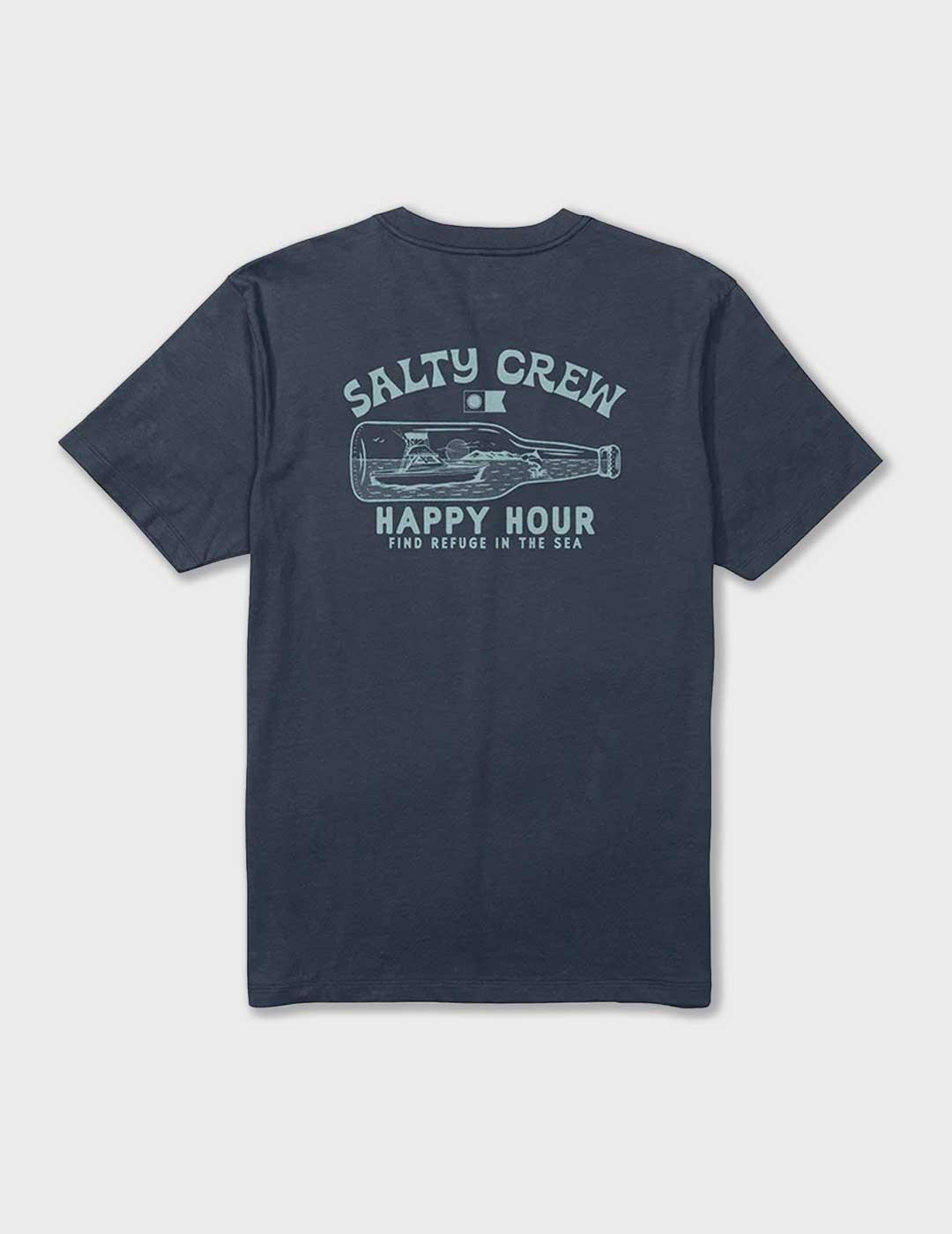Salty Crew Bottle Rocket camiseta azul marino para hombre