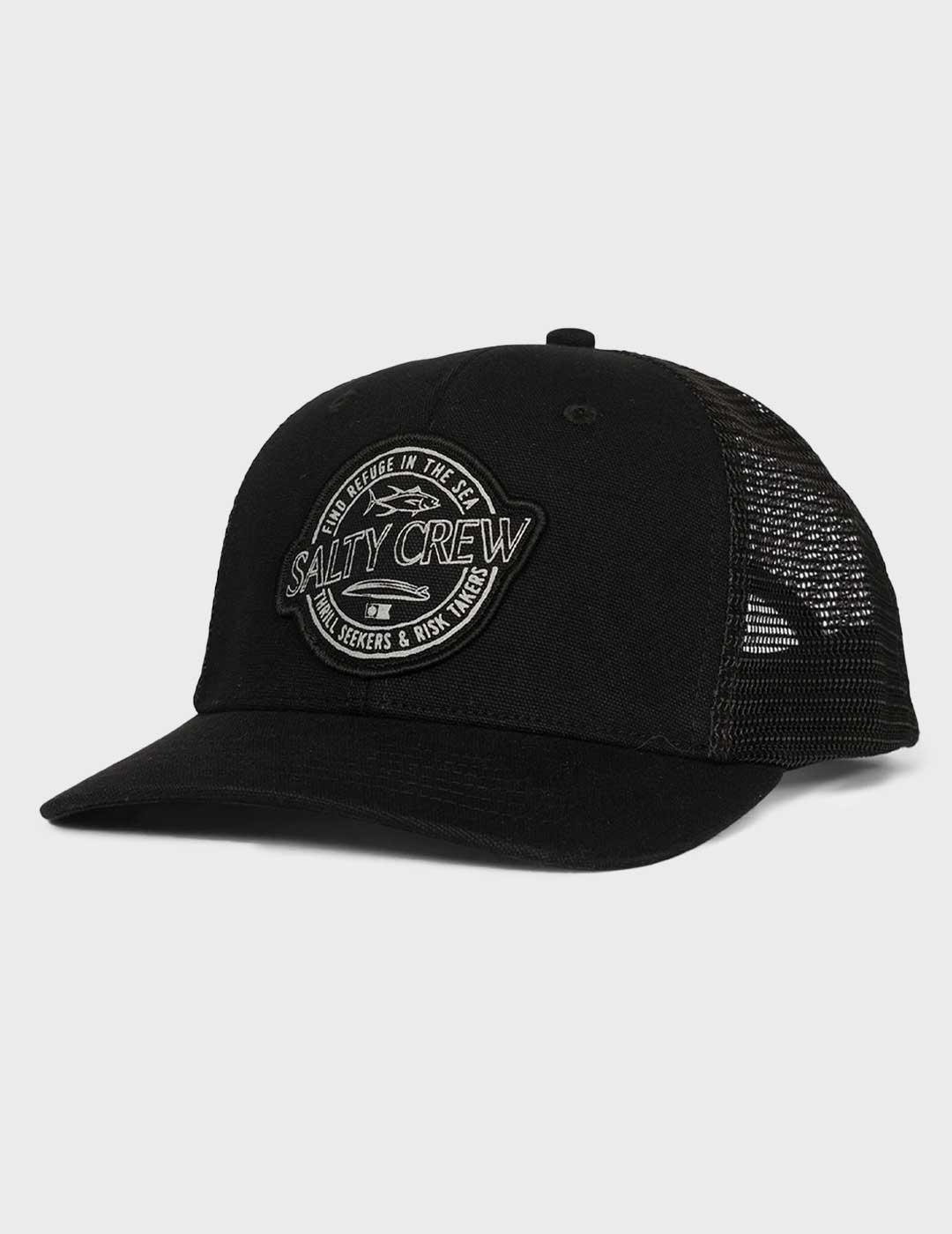 Salty Crew Skewed gorra negra para hombre y mujer