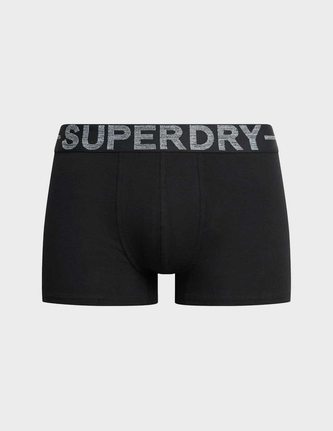 Superdry Trunk Triple calzoncillos negros para hombre