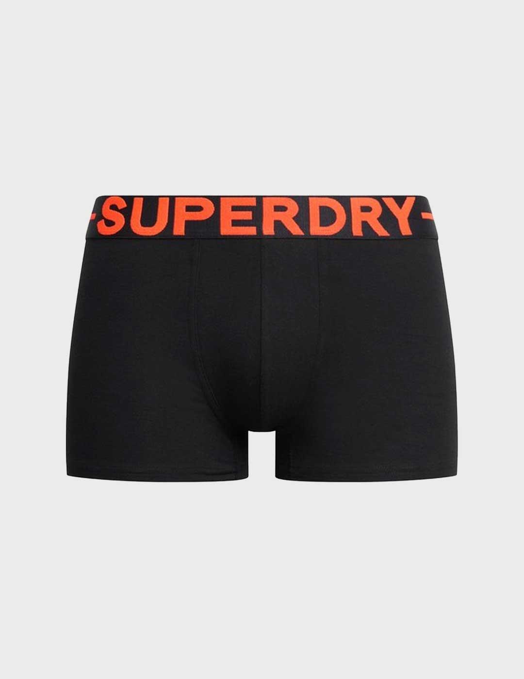 Superdry Trunk Triple calzoncillos negros para hombre