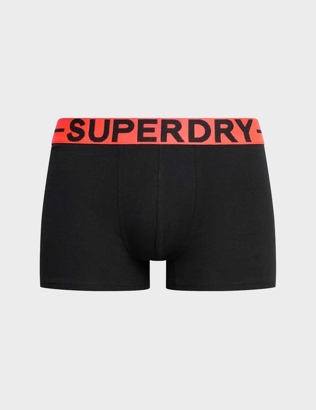 Superdry Trunk Triple calzoncillos negros para hombre
