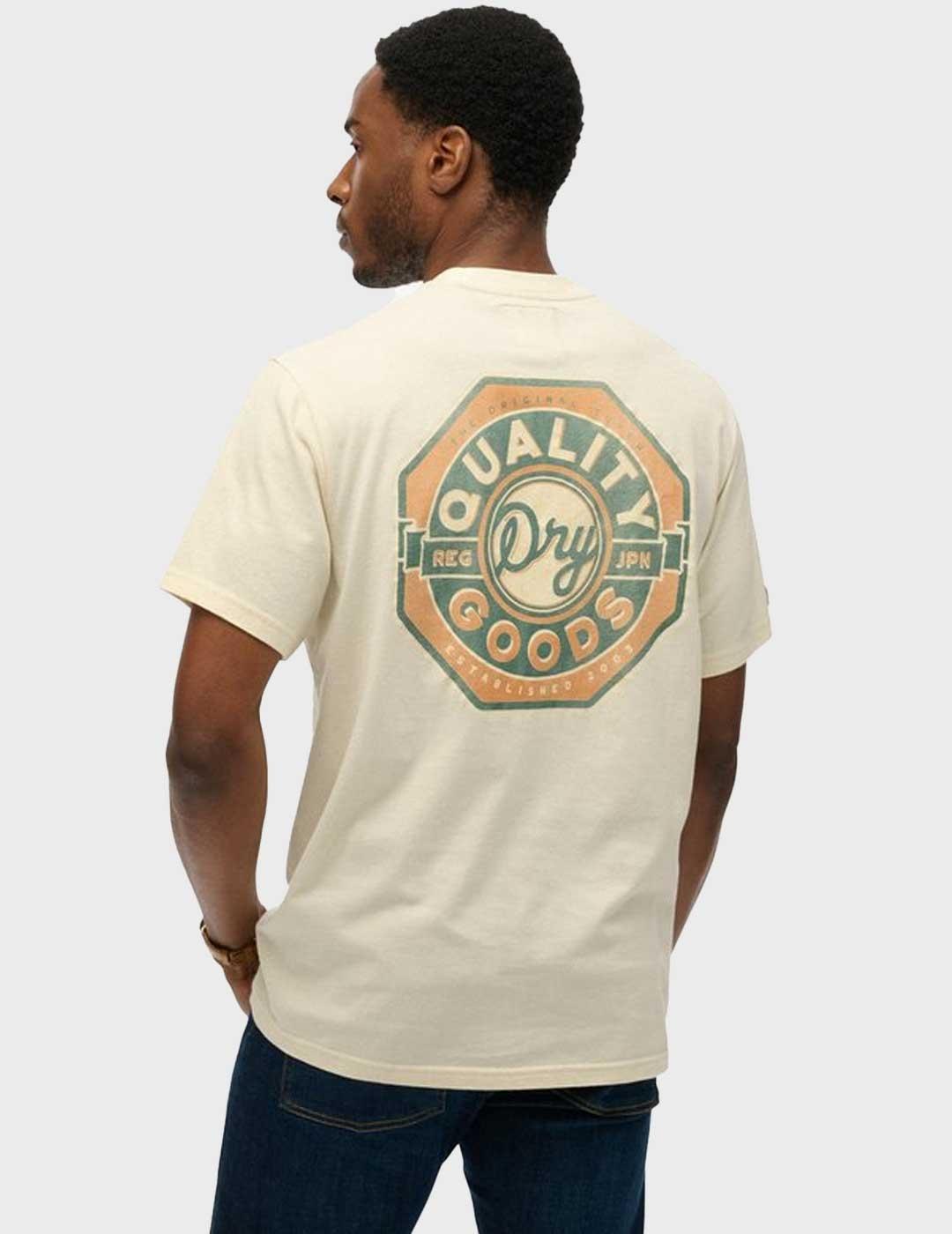 Superdry Tap Room camiseta blanca para hombre