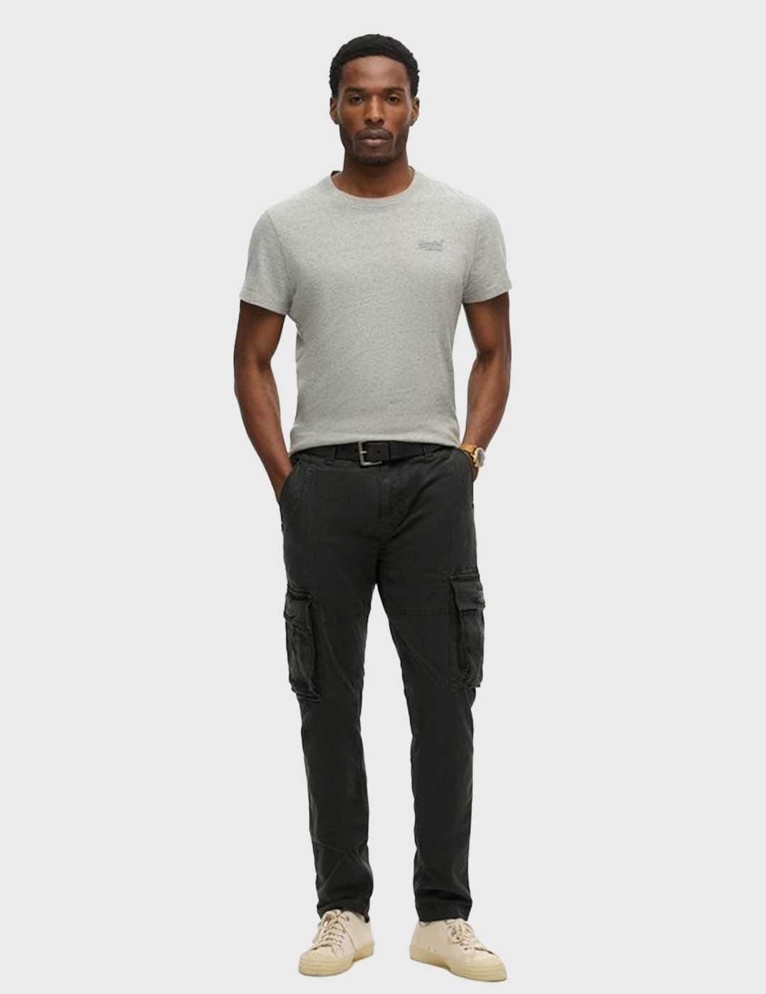 Superdry Core Cargo pantalón negro para hombre