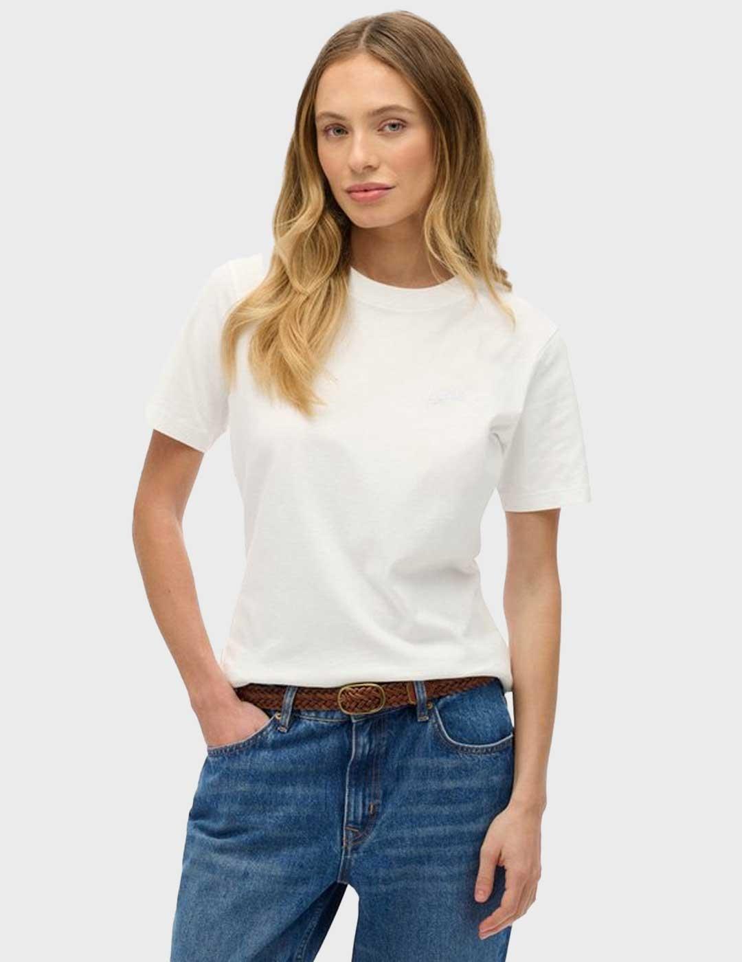 Superdry Essential Logo camiseta blanca para mujer