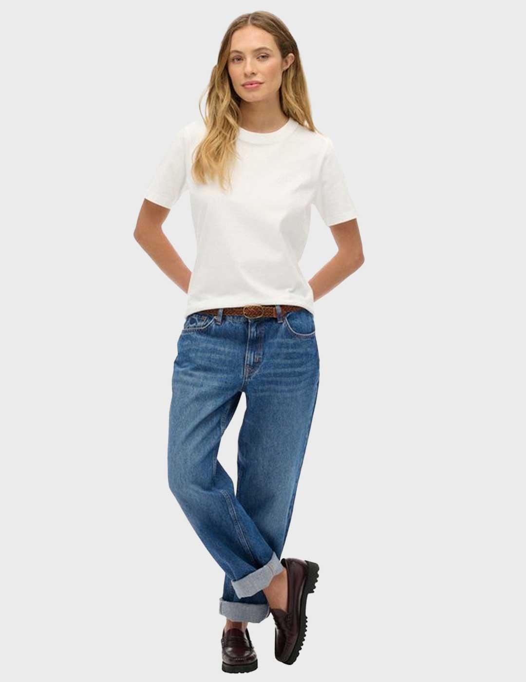 Superdry Essential Logo camiseta blanca para mujer