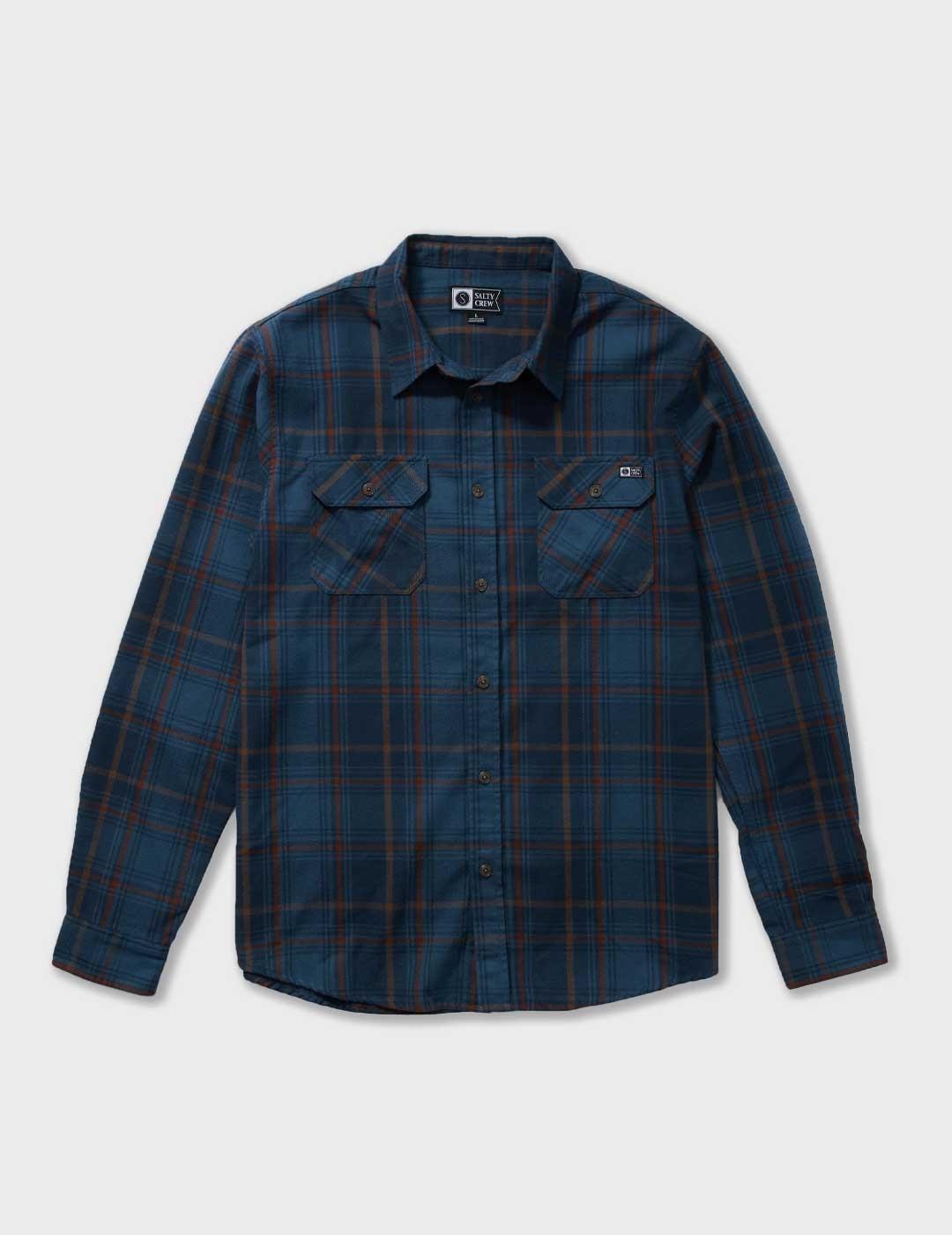 Salty Crew Daybreak camisa azul marino para hombre