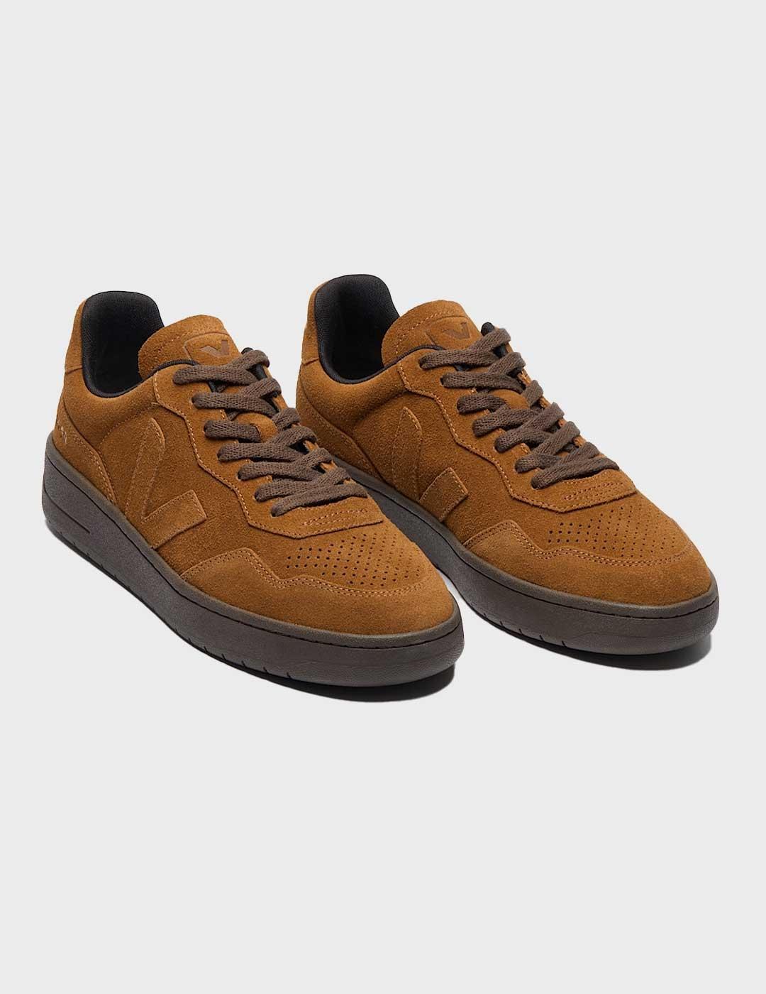 Veja V-90 Suede Full zapatilla marrón para hombre