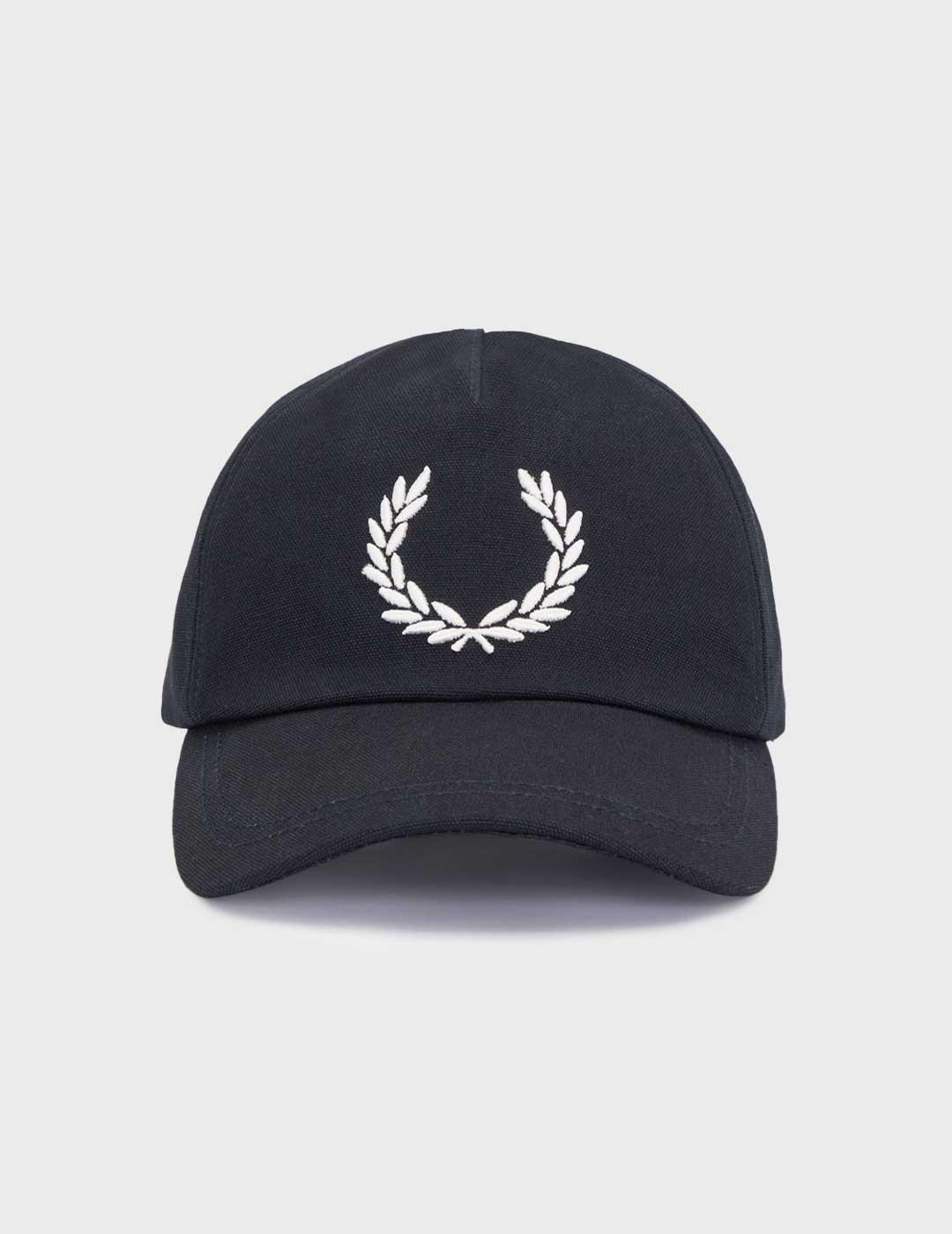 Fred Perry Bold Branding gorra negra para hombre y mujer