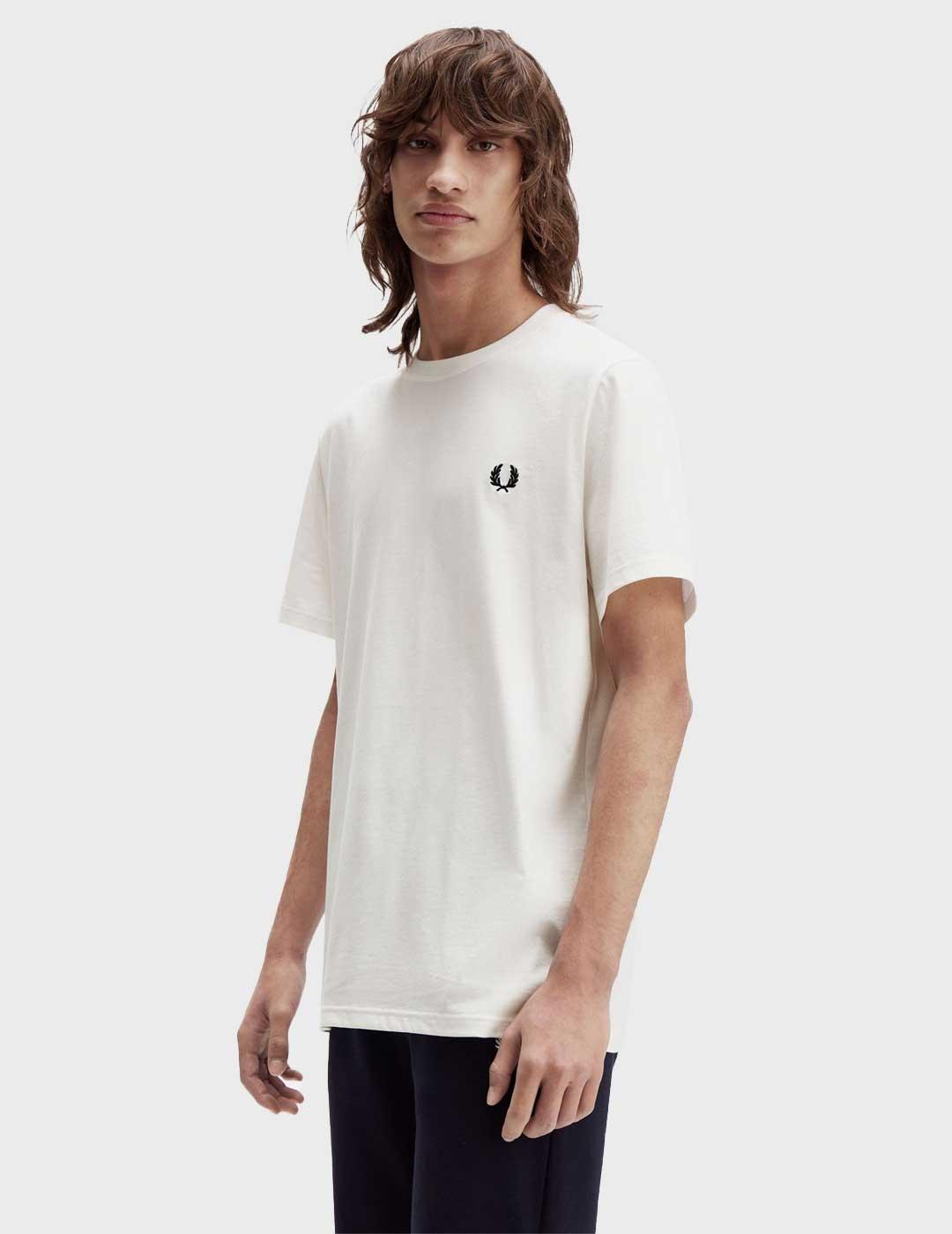 Fred Perry Bold Branding camiseta blanca para hombre