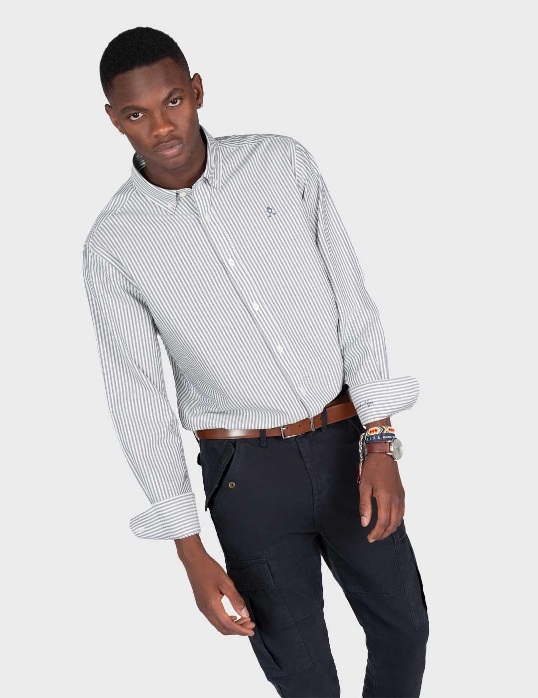 Harper & Neyer North Sea camisa azul marino para hombre