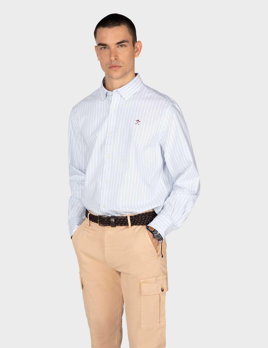 Harper & Neyer Shoreline Elite camisa azul para hombre