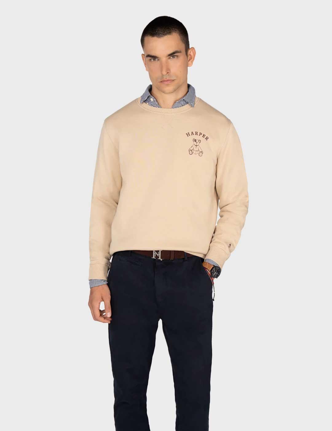 Harper & Neyer Arthur sudadera camel para hombre