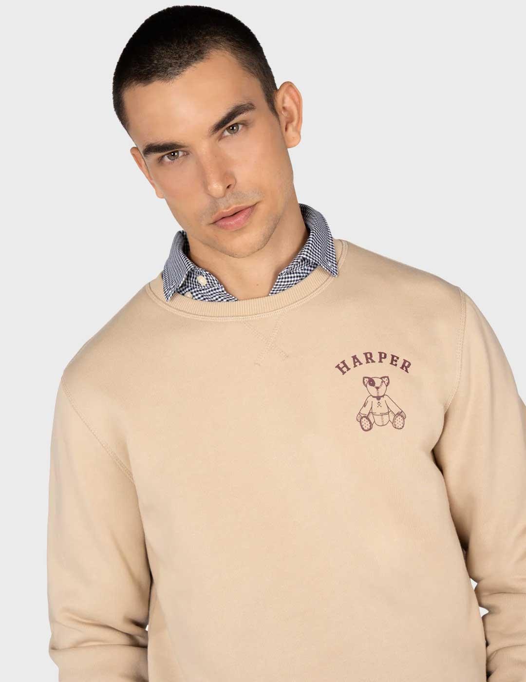 Harper & Neyer Arthur sudadera camel para hombre