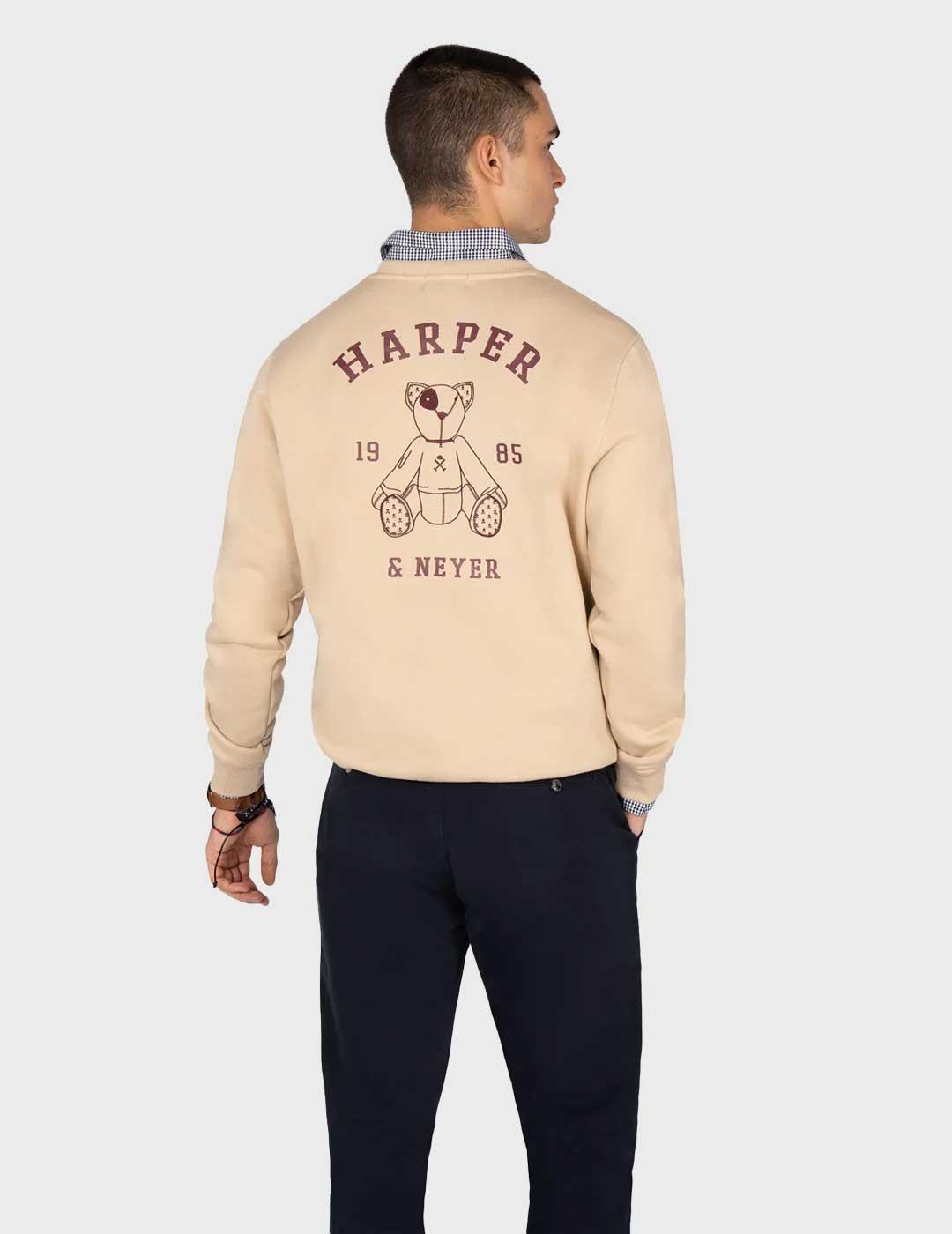 Harper & Neyer Arthur sudadera camel para hombre