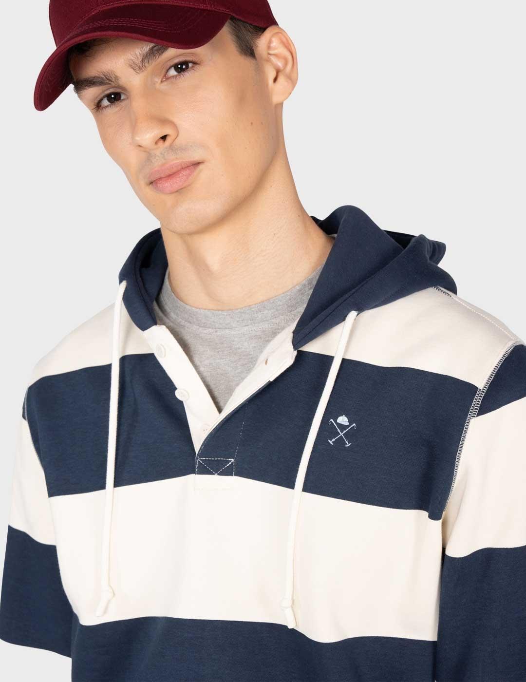 Harper & Neyer Groovy sudadera azul marino para hombre