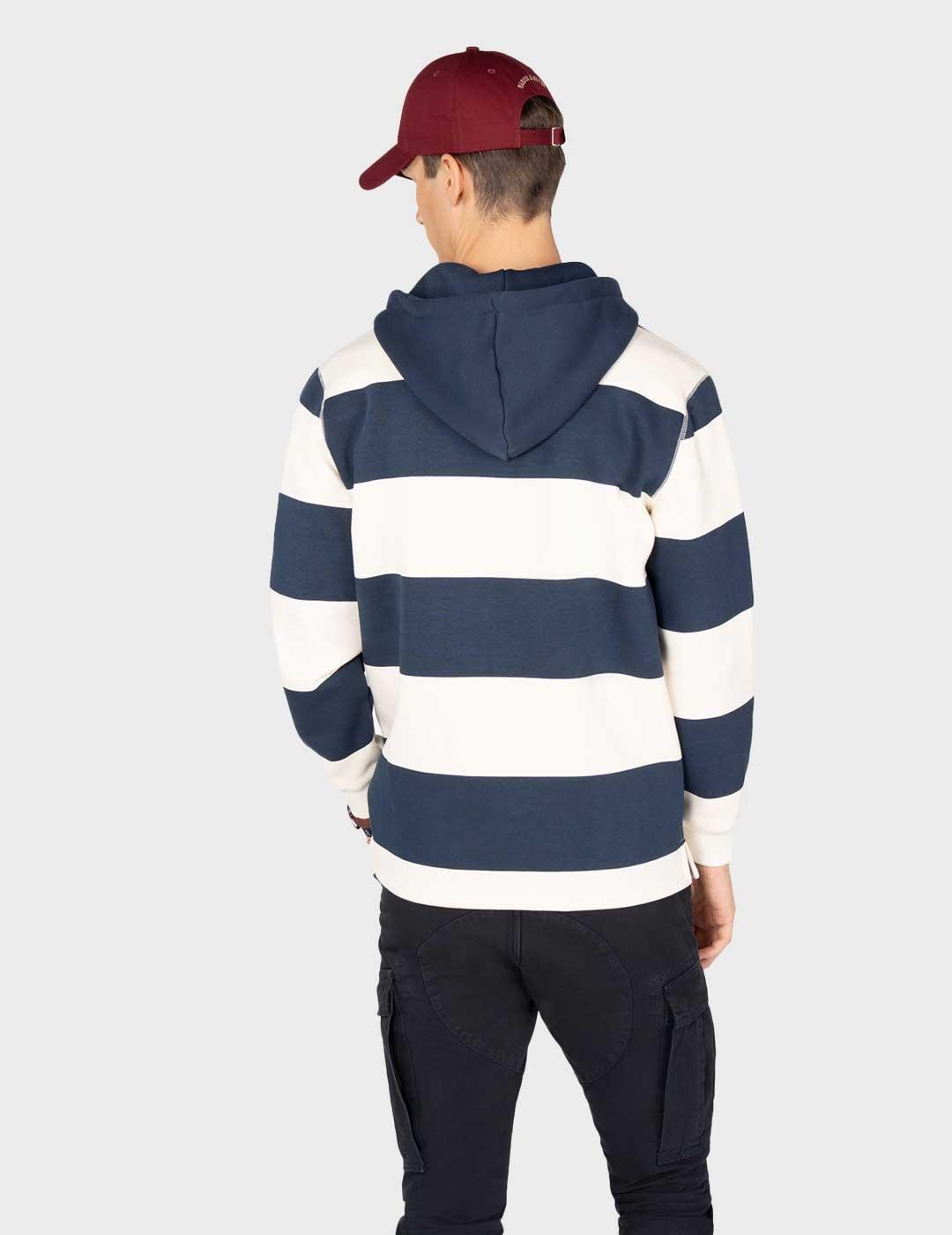 Harper & Neyer Groovy sudadera azul marino para hombre