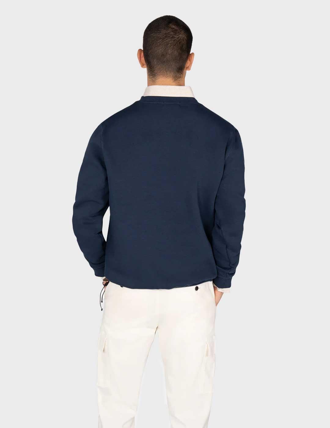 Harper & Neyer New England sudadera azul marino para hombre
