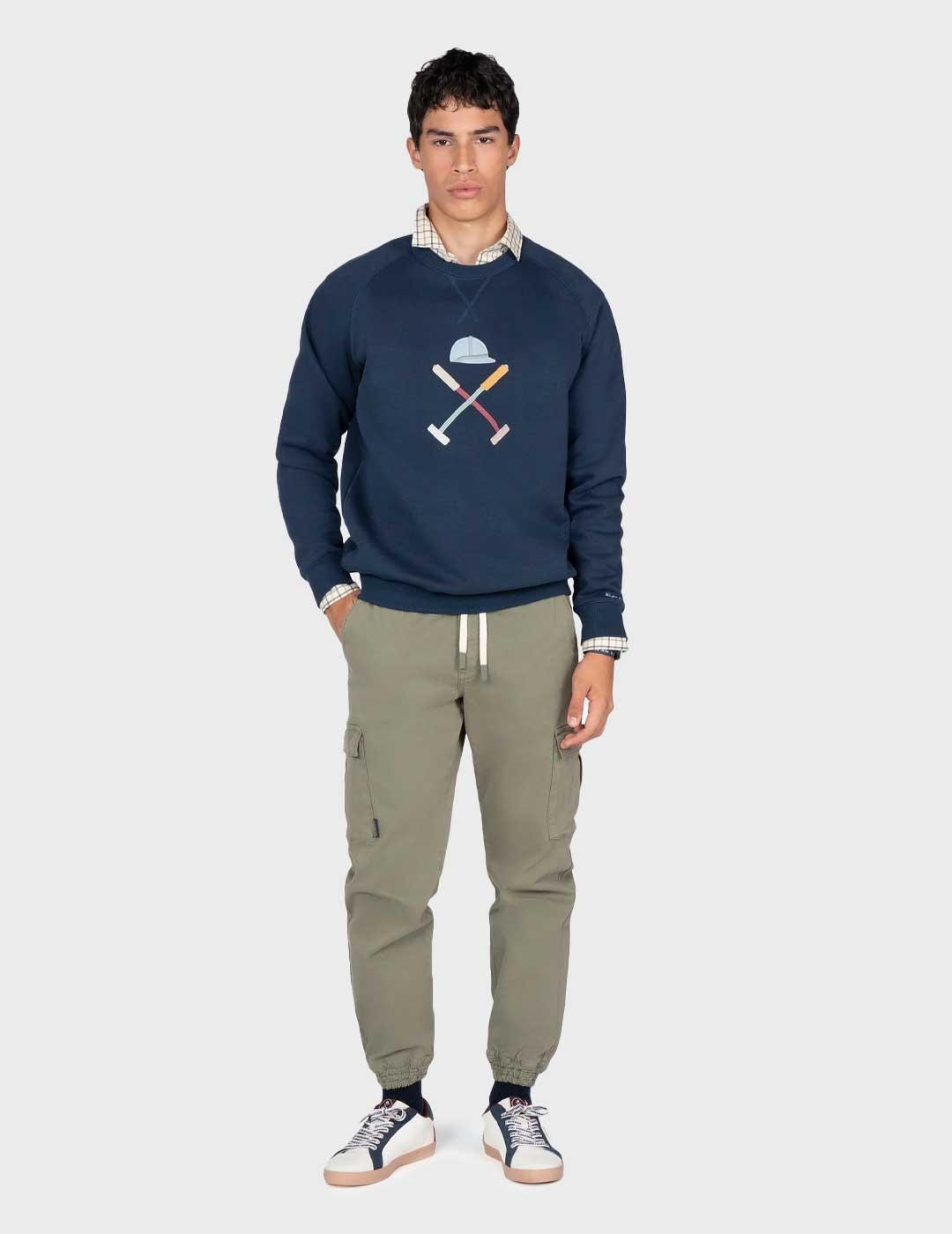 Harper & Neyer Vermont sudadera azul marino para hombre