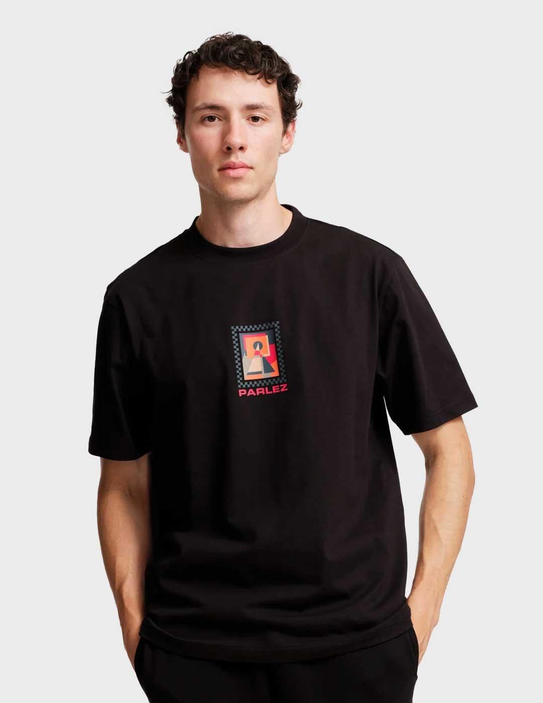 Parlez Figura camiseta negra para hombre