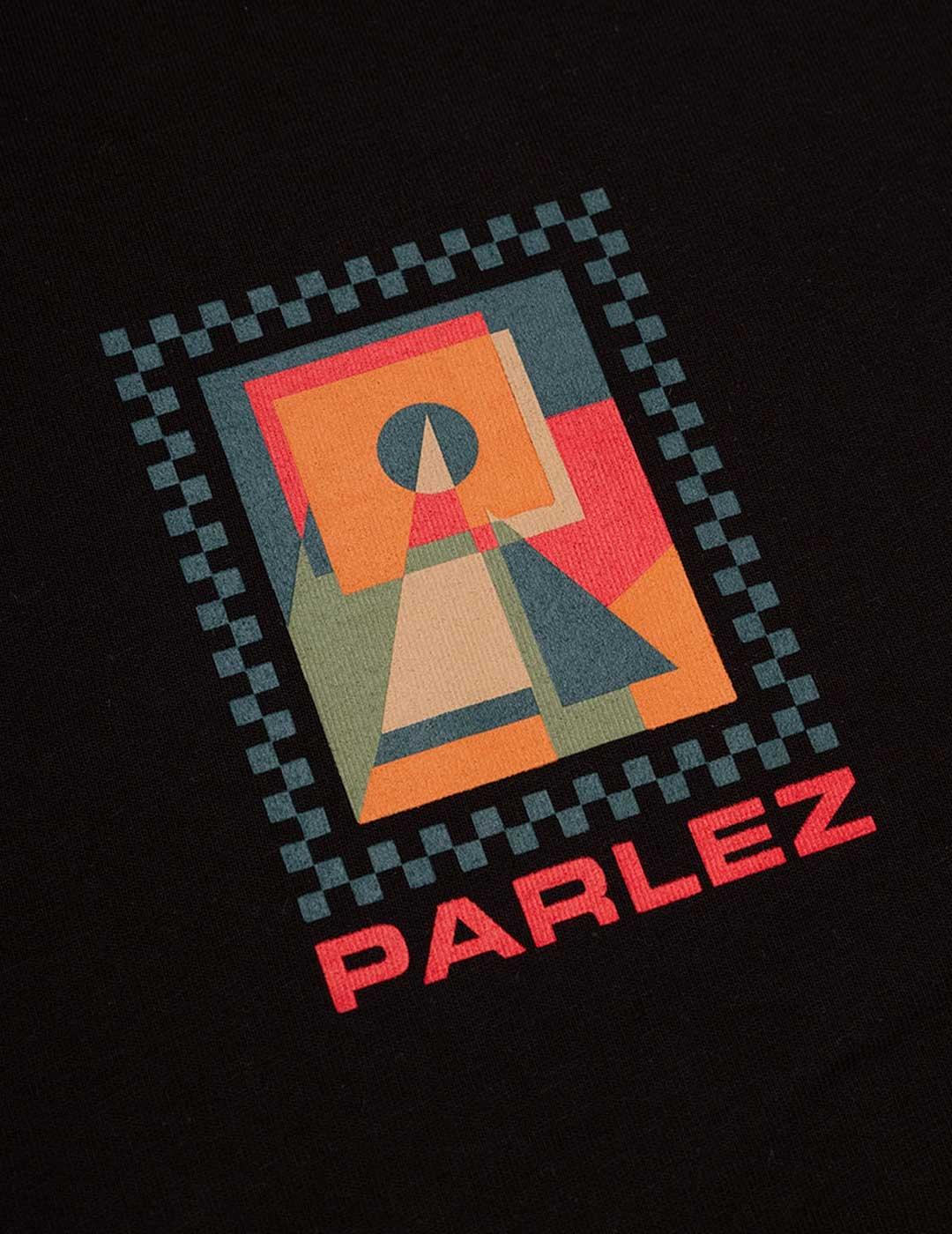 Parlez Figura camiseta negra para hombre