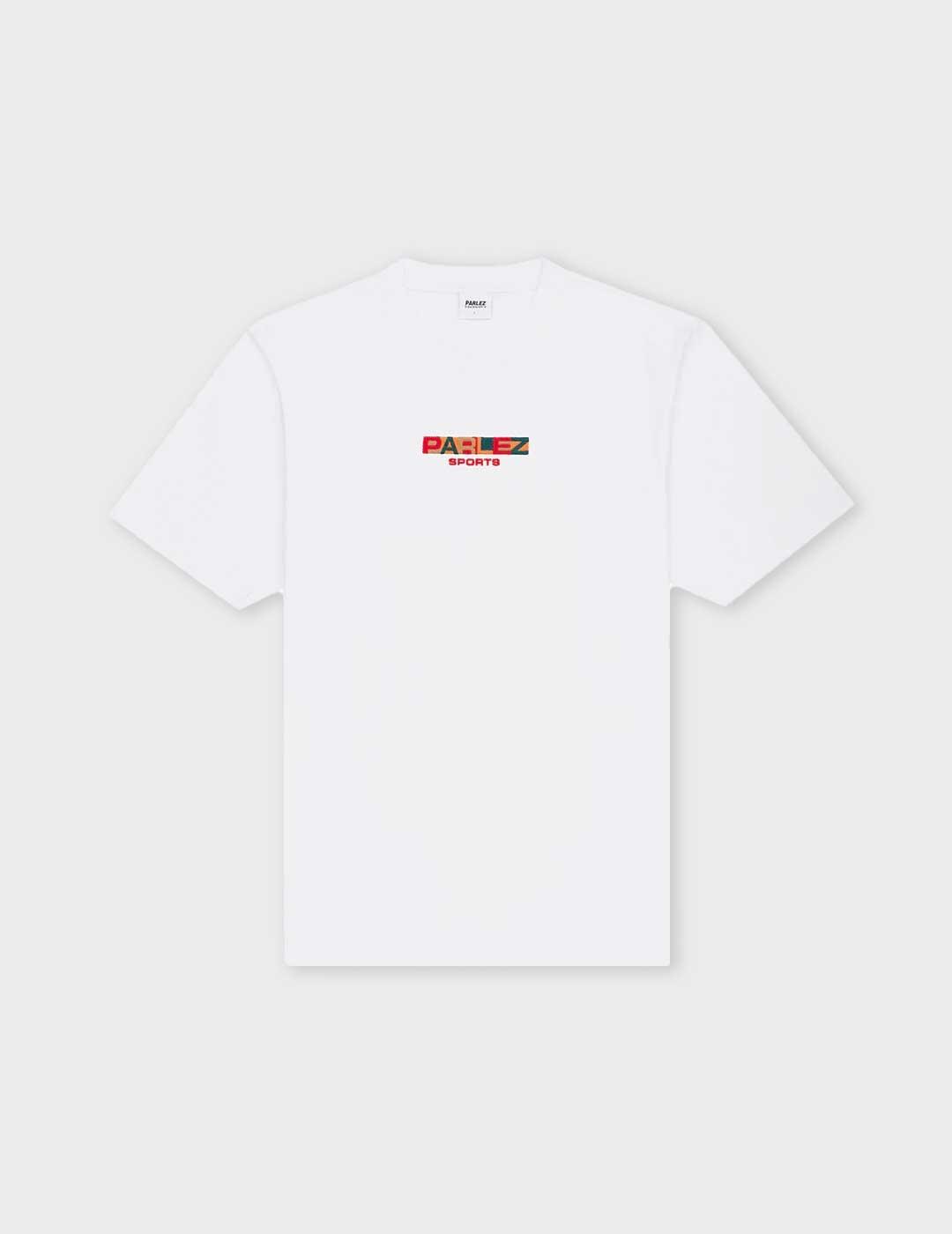 Parlez Bloc camiseta blanca para hombre