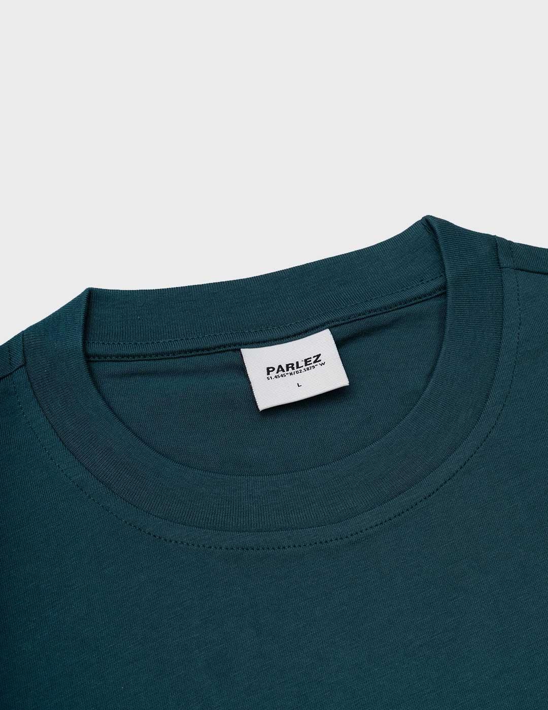 Parlez Vehi camiseta verde para hombre
