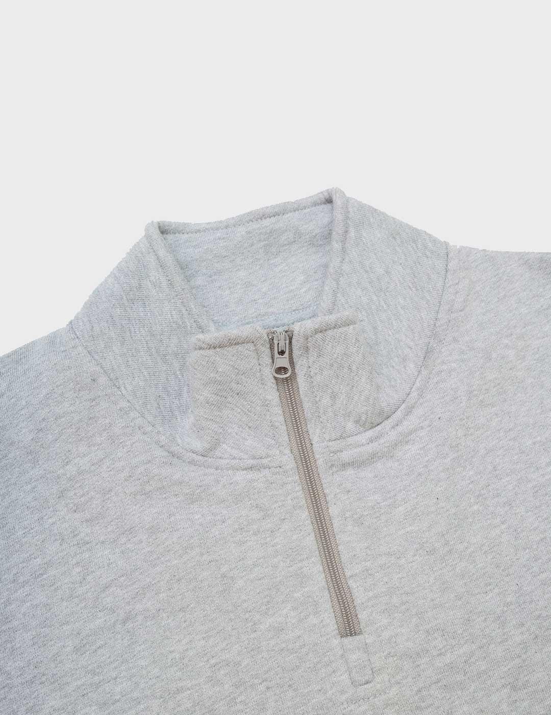 Parlez Ora sudadera gris para hombre