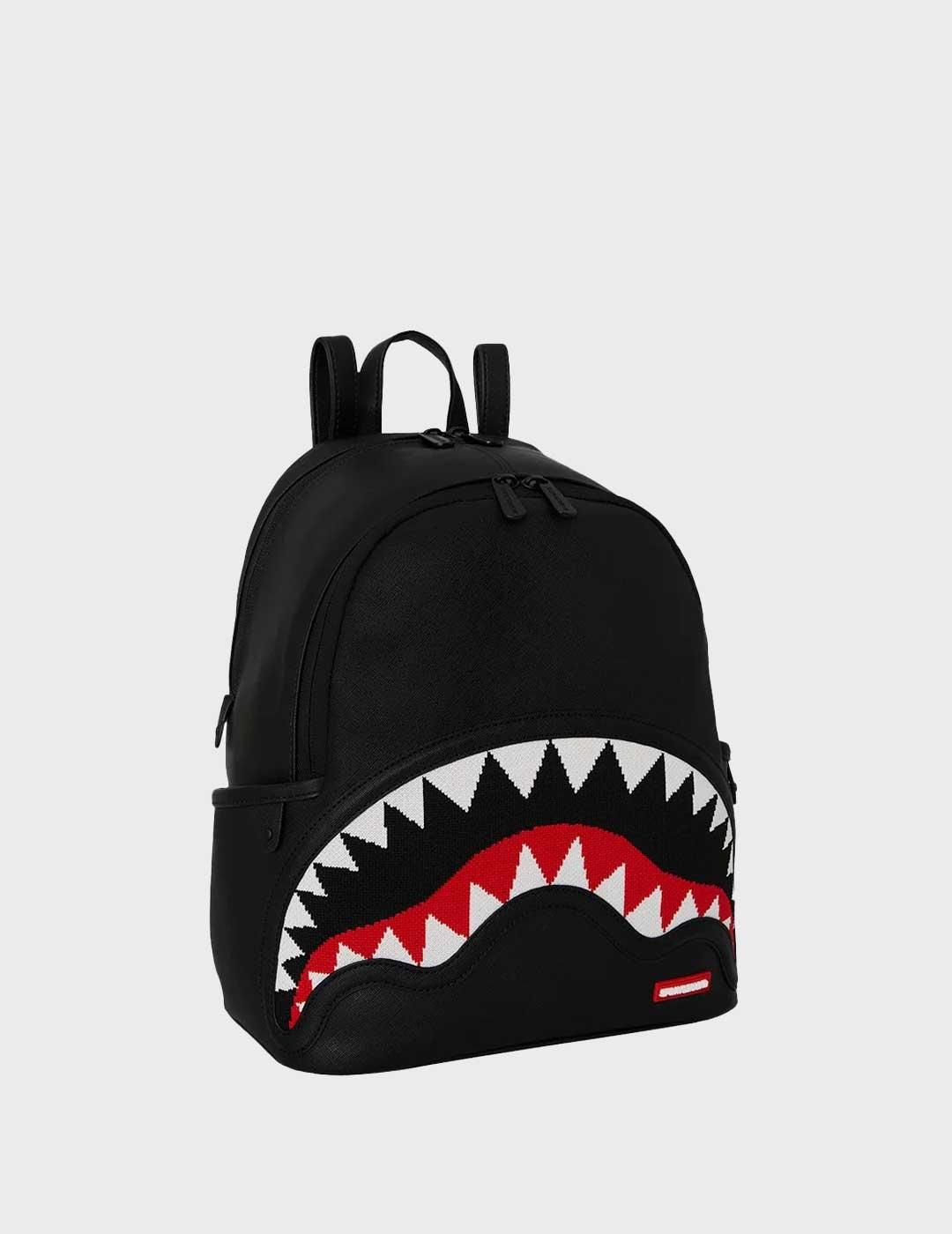 Sprayground Fly Knit mochila negra para hombre y mujer