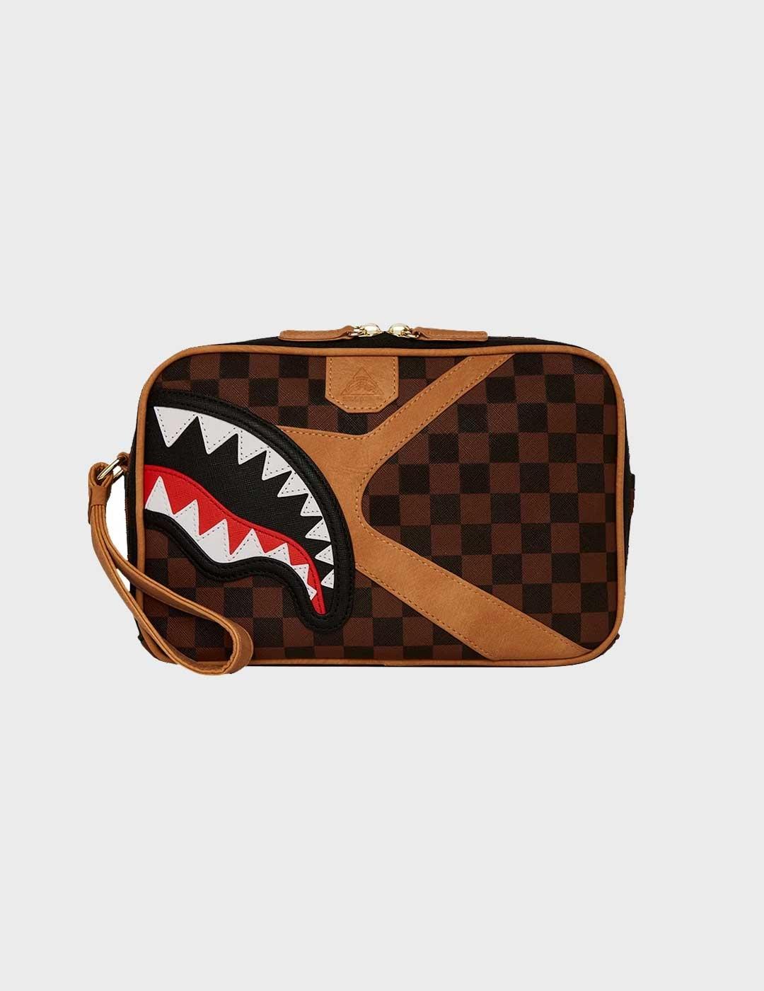 Sprayground Hennyville neceser marrón para hombre y mujer