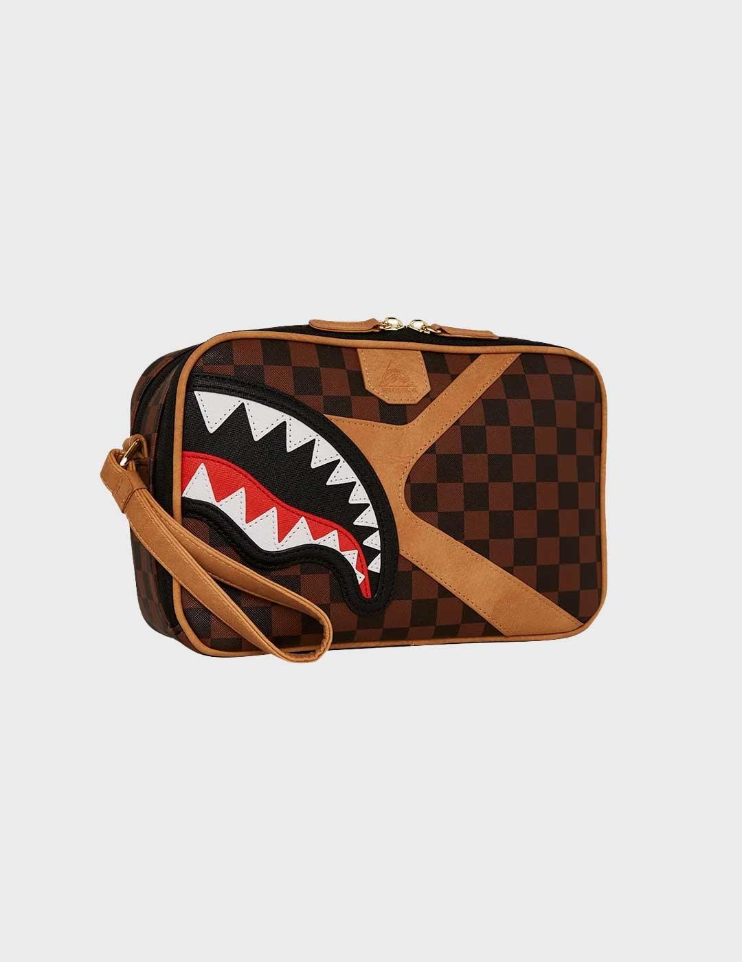 Sprayground Hennyville neceser marrón para hombre y mujer