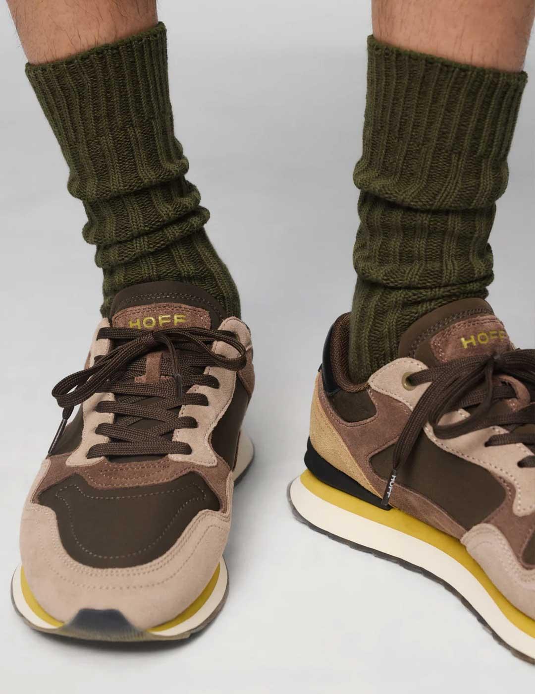 Hoff Brand City Aspen zapatilla marrón para hombre