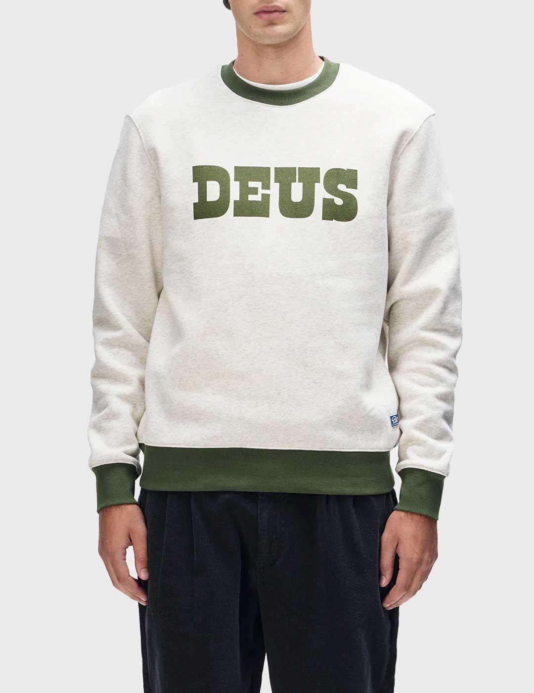 Deus Picklock sudadera gris para hombre