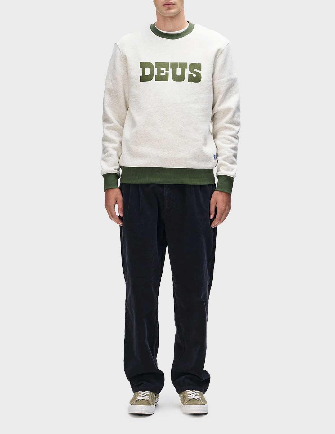 Deus Picklock sudadera gris para hombre